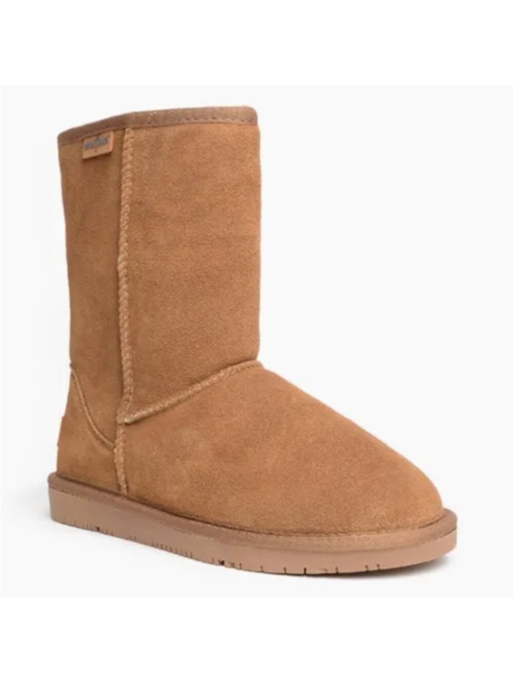 Minnetonka Women's Olympia Short Boot in Golden Tan 8